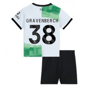 Liverpool Ryan Gravenberch #38 Replika Babytøj Udebanesæt Børn 2023-24 Kortærmet (+ Korte bukser)